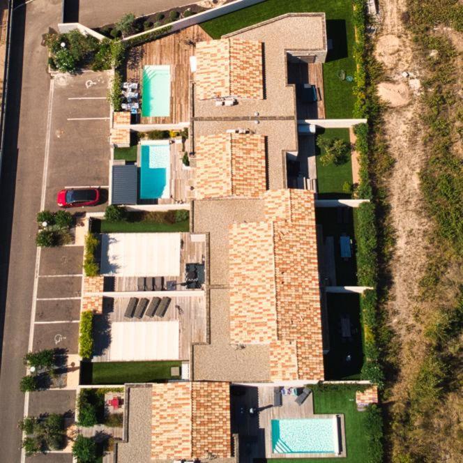 Villa Home Holiday A Cala Rossa Lecci Exterior foto